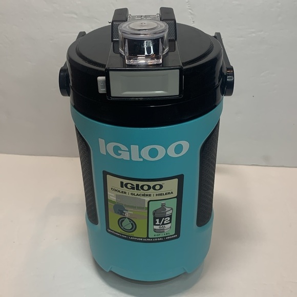 Igloo 1/2 Gallon Insulated Cooler Latitude Ultra Pro Blue New - Picture 12 of 13